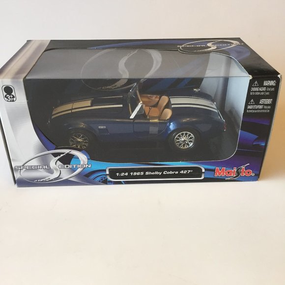 Maisto 1965 Shelby Cobra 427 1:24 Scale Special Edition Die-Cast Replica Car - Picture 2 of 7
